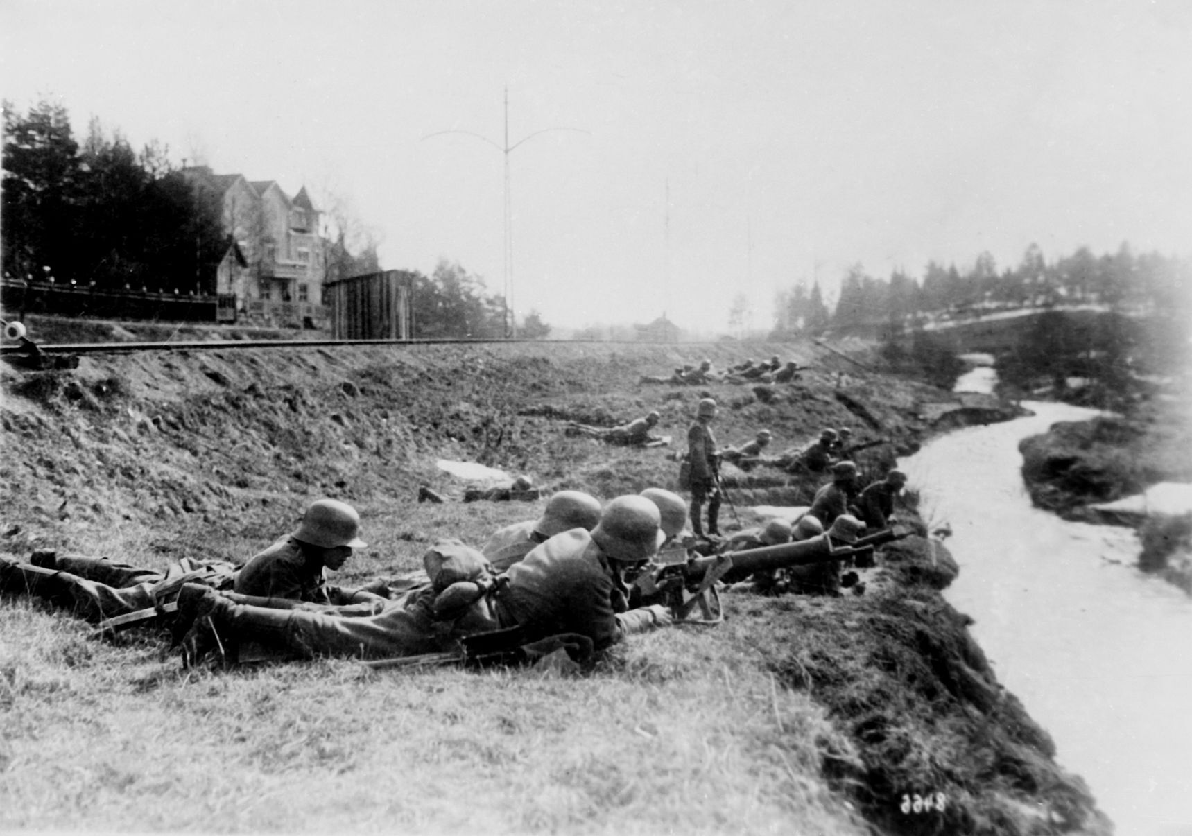 9. The 1918 flu killed many more people than World War I did. How many American service members died in combat in the war?